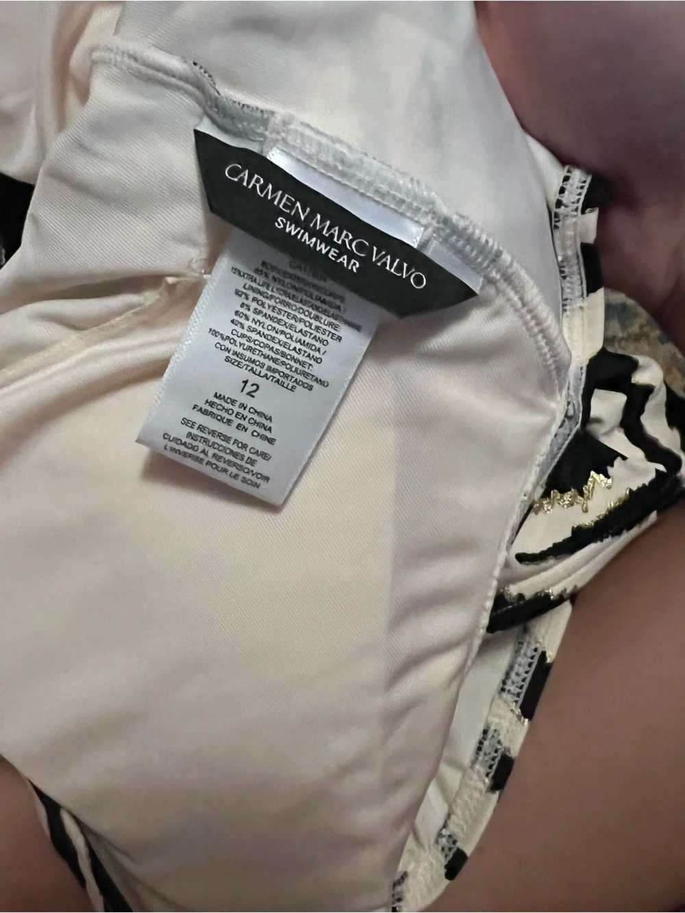 Carmen Marc Valvo Shaping One Piece Swim
